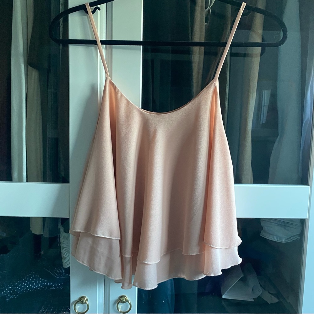 Salmon pink top